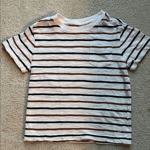 Janie and Jack Kids T-Shirt - White, Black, Brown